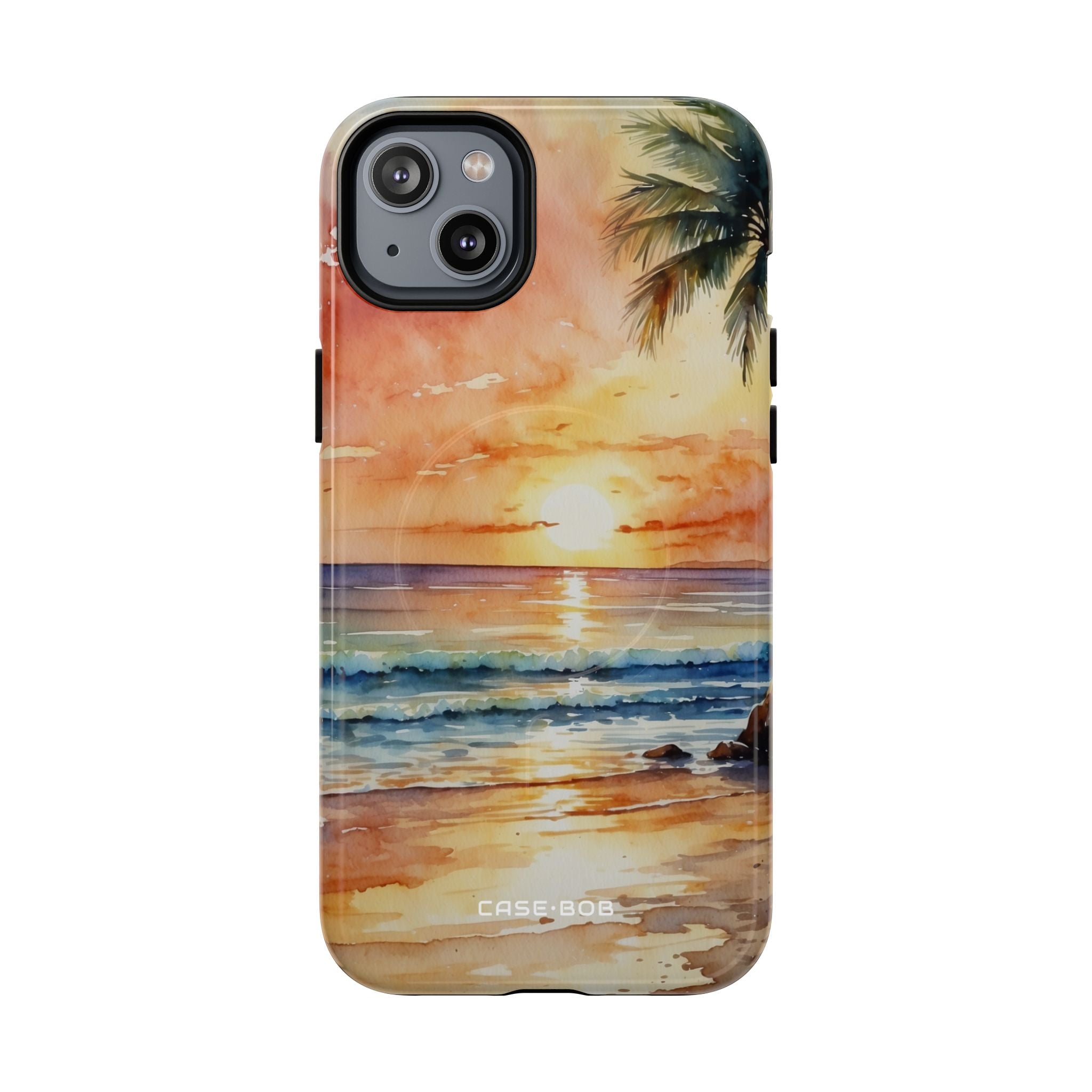 Sunset Palm iPhone 14 Plus Case - Tough+