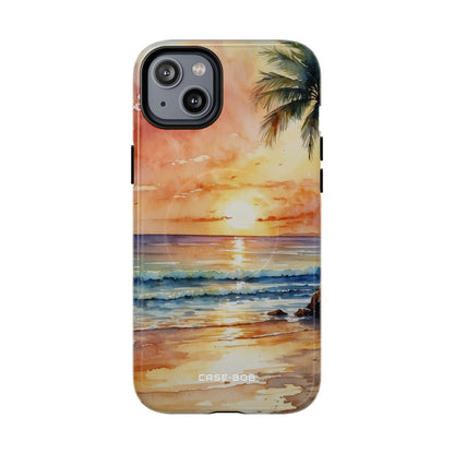 Sunset Palm iPhone 14 Plus Case - Tough+