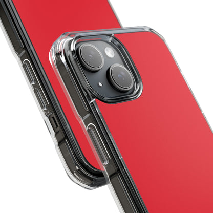 Imperial Red - Clear Impact Case for iPhone