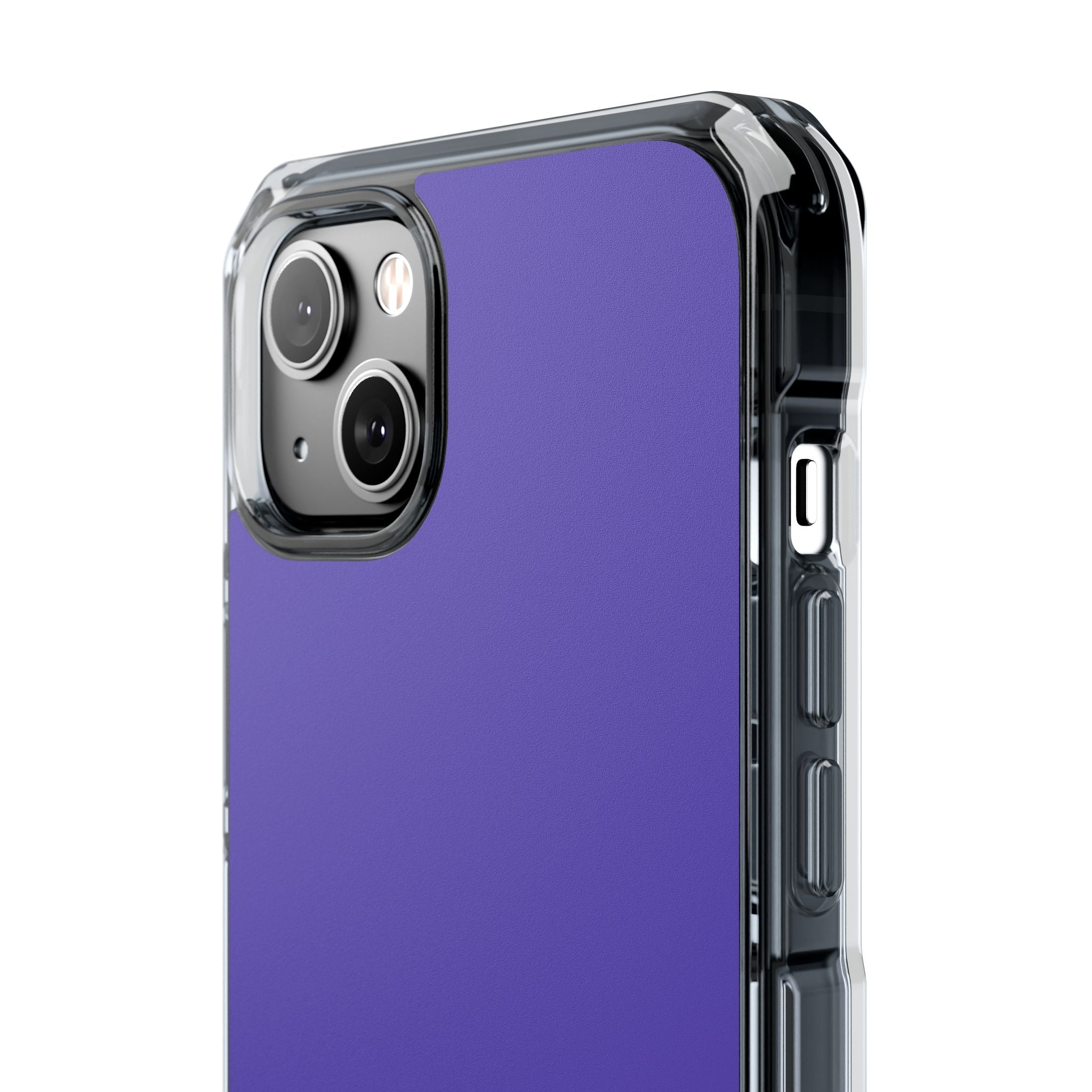 Plump Purple - Clear Impact Case for iPhone