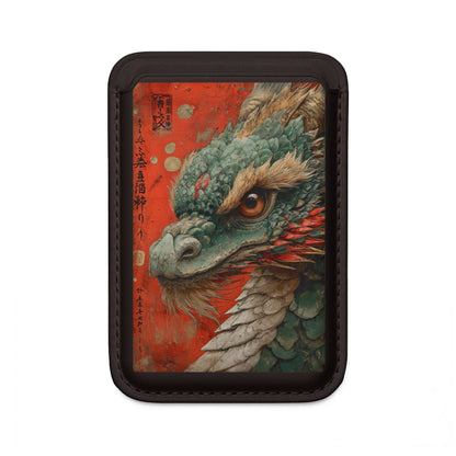 Dragon's Gaze Crimson Wallet – MagSafe Ready
