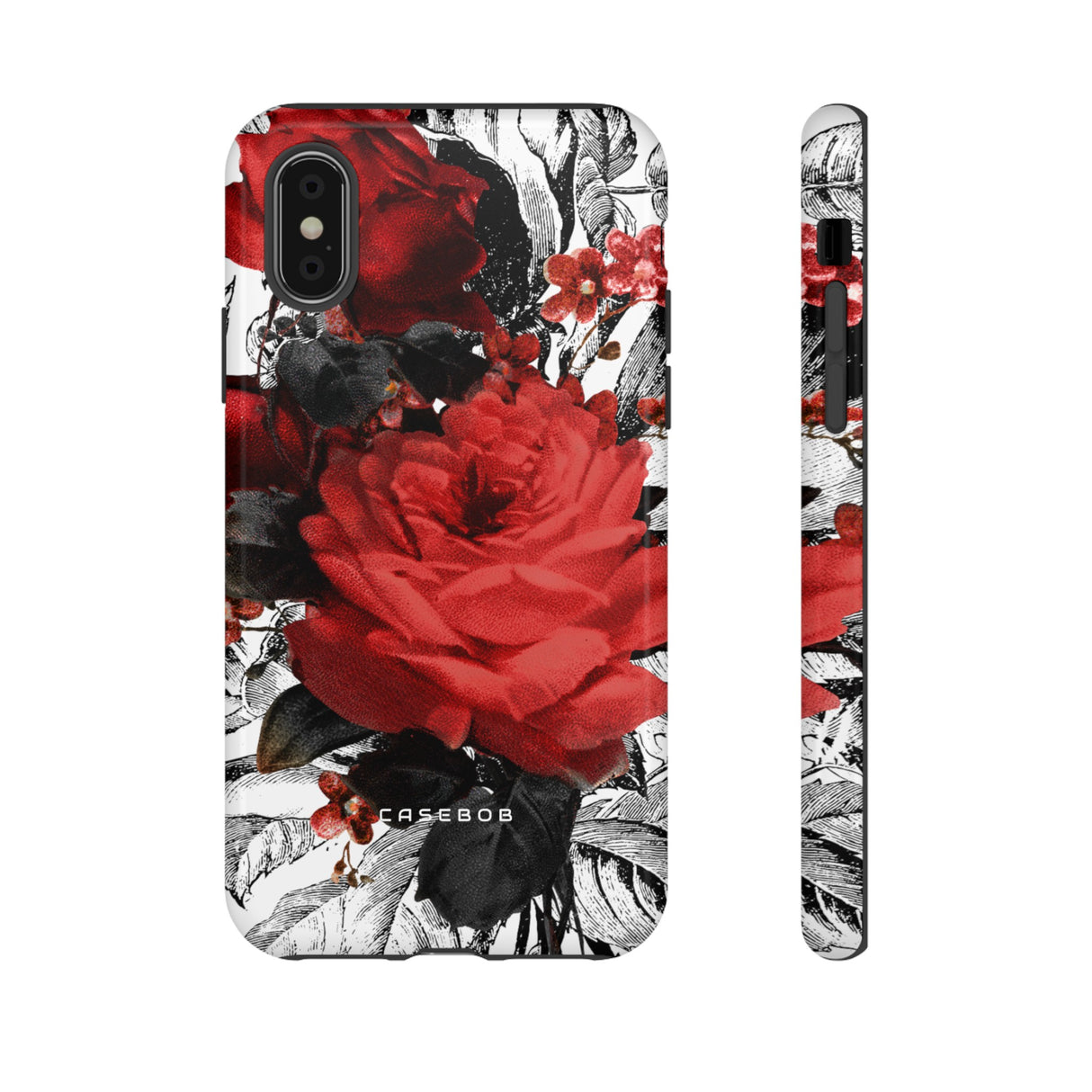 Cheruse Gothic Flower - Protective Phone Case