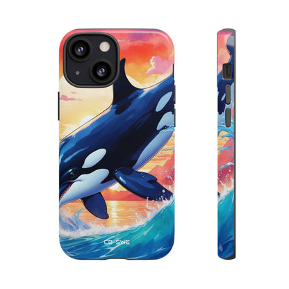 Orca Leaps Joyfully - iPhone Case