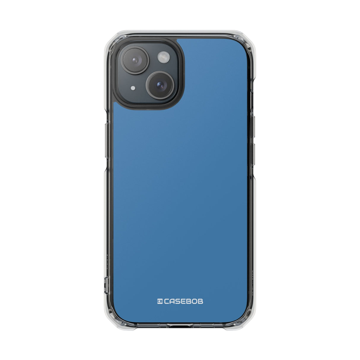 Steel Blue | Phone Case for iPhone (Clear Impact Case - Magnetic)