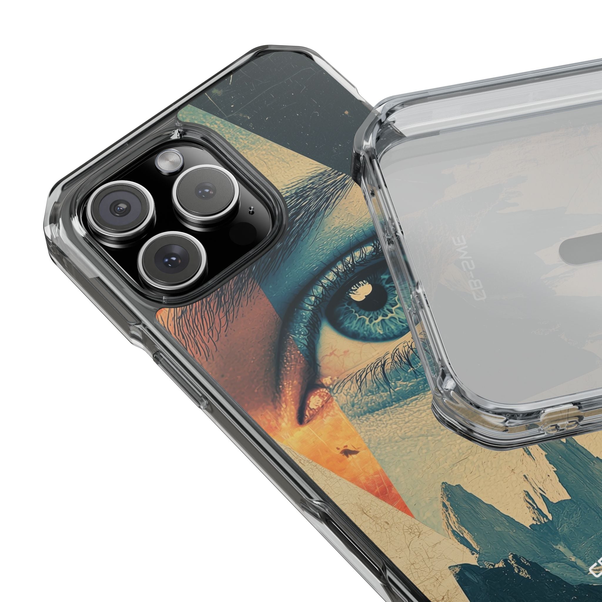 Eye Meets Mountains iPhone Case - Impact