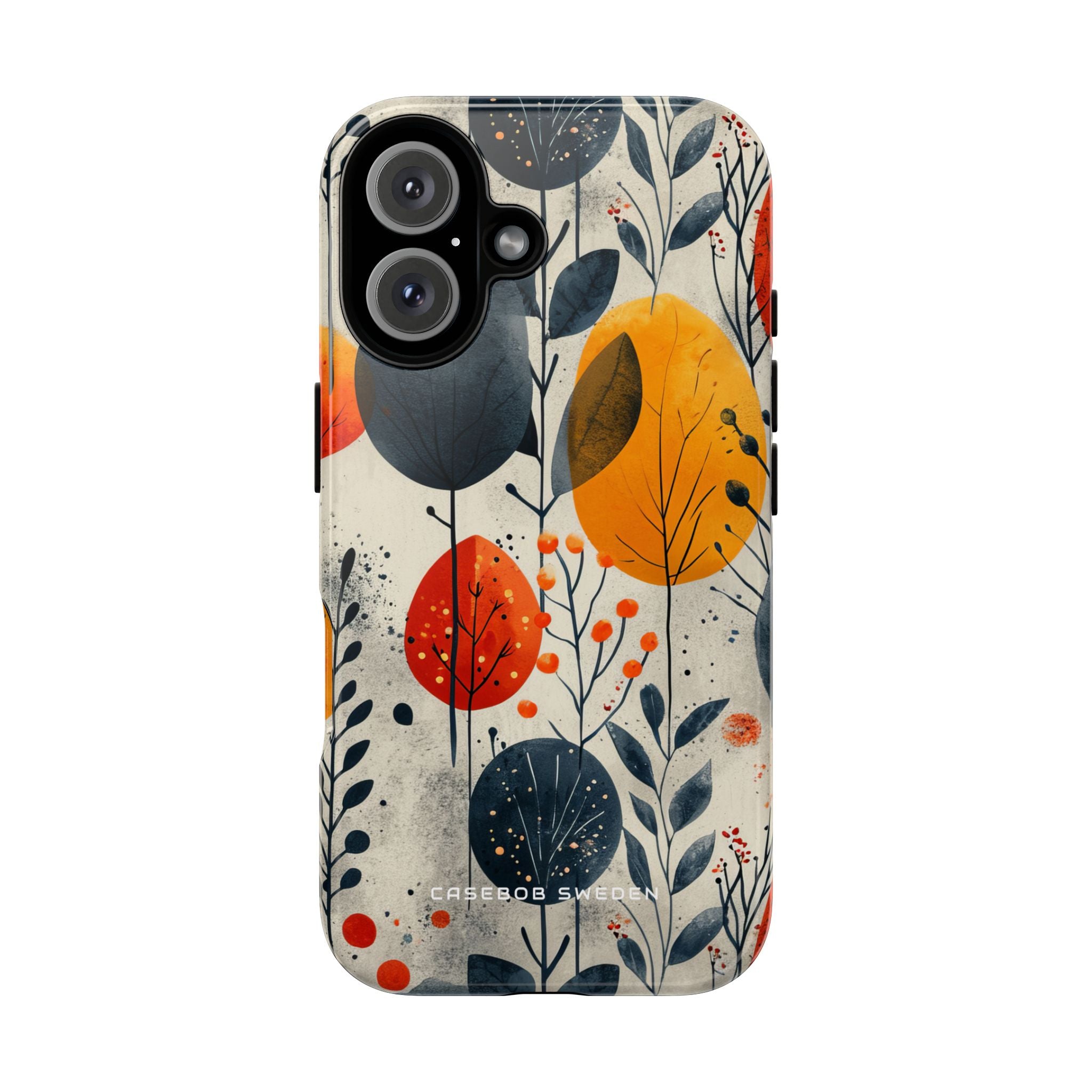 Vibrant Leaf Harmony iPhone 16 - Tough Phone Case