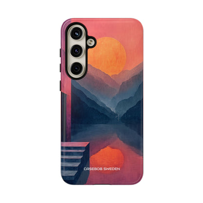 Surreal Sunset Landscape - Tough Samsung S24 Phone Case