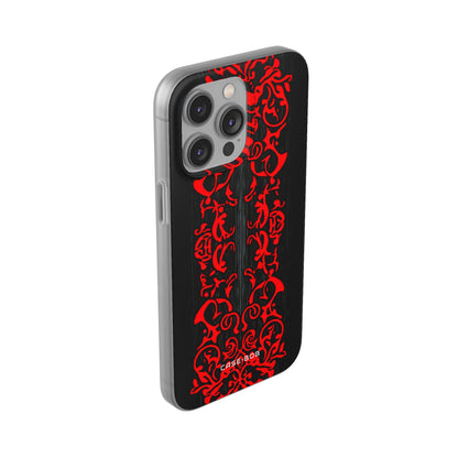 Crimson Spiral iPhone 14 Pro Max Case - Soft