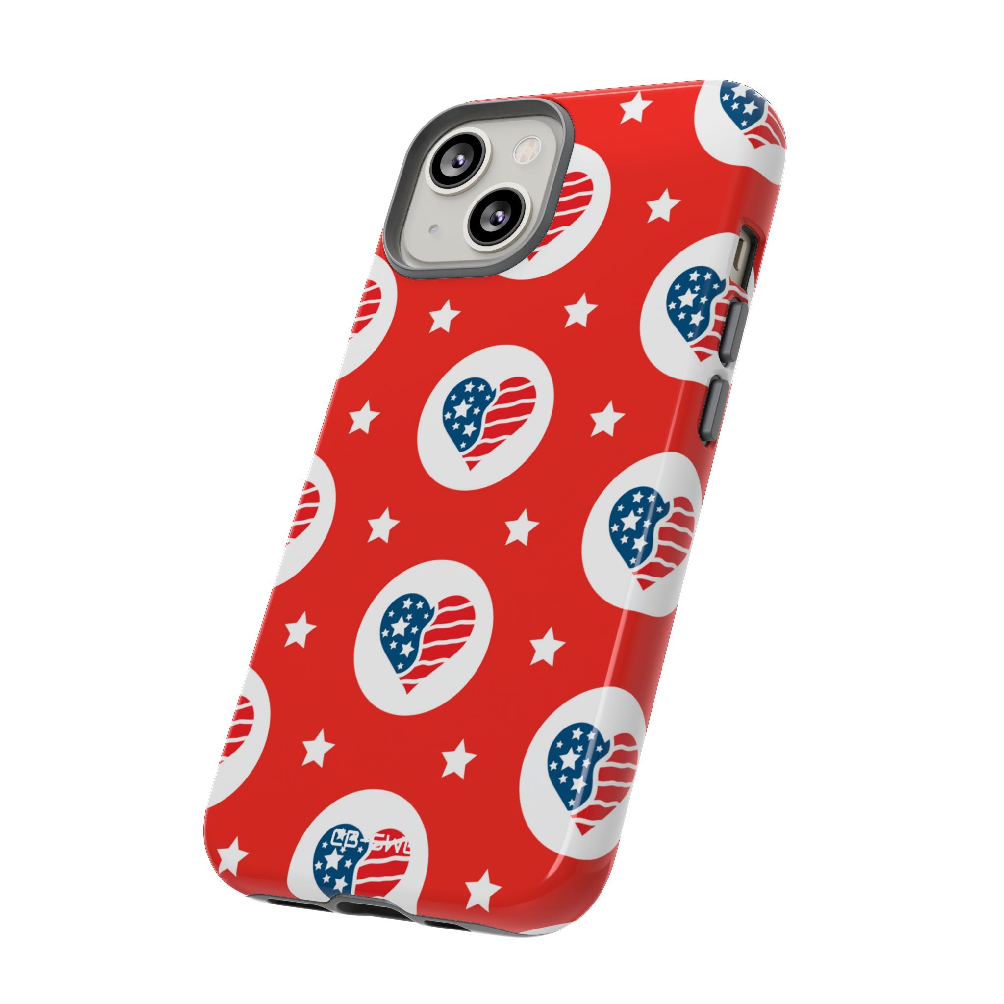 Hearts Celebrate Freedom - iPhone Case