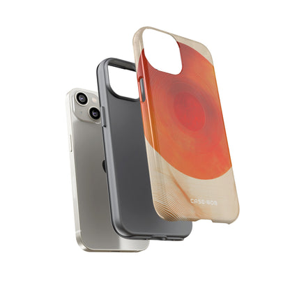 Sunburst Swirl iPhone 14 Case - Tough