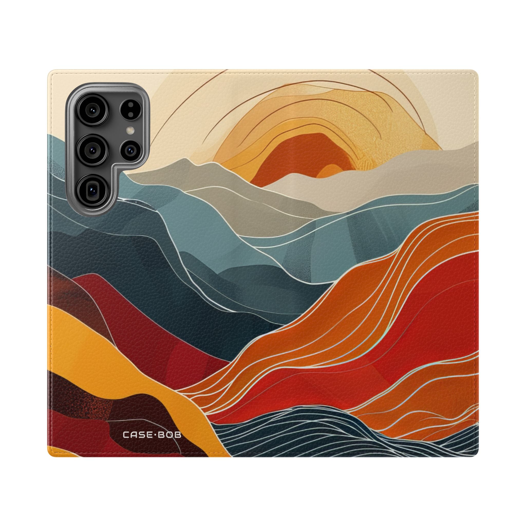 Crimson Hills - Samsung S23 Ultra -lompakkokotelo