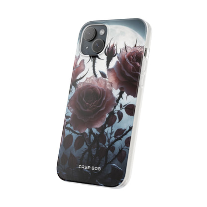 Luminous Rose Thorns iPhone 15 Plus Case - Soft