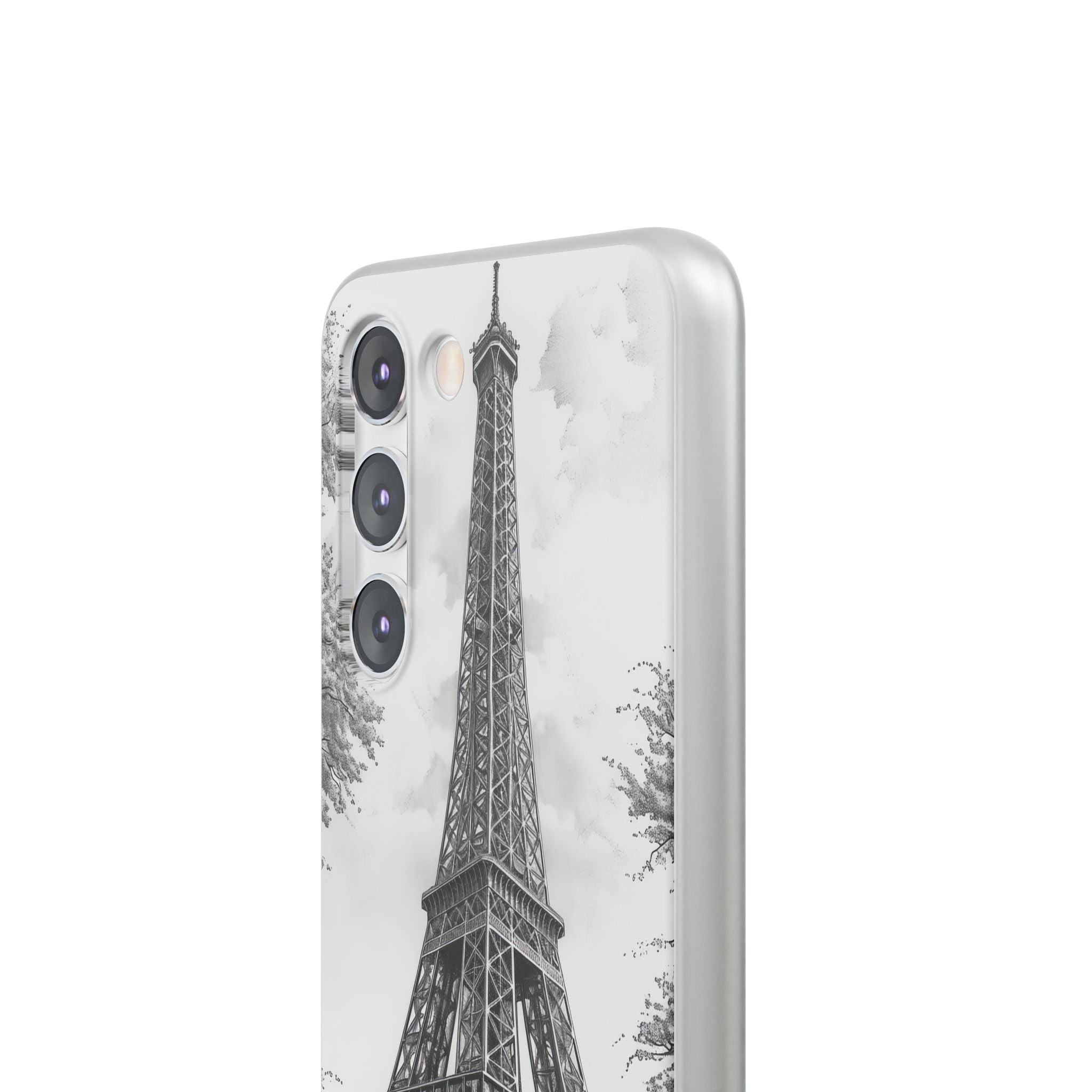 Parisian Monochrome Majesty | Flexible Phone Case for Samsung Galaxy