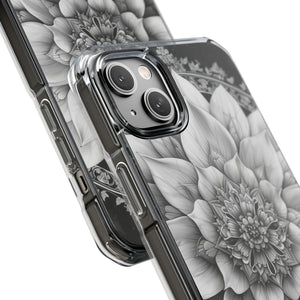 Celestial Mandala Harmony – Handyhülle für iPhone (Clear Impact – Magnetisch) 