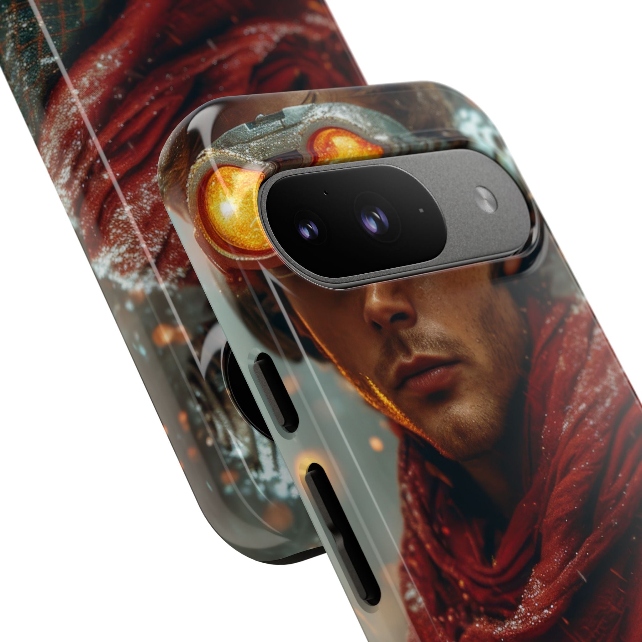 Futuristic Steampunk Explorer Google Pixel 9 - Tough