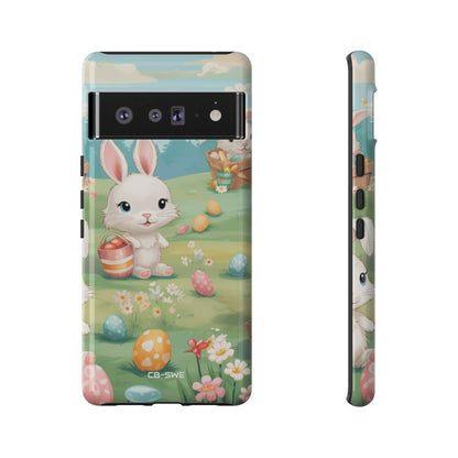 Bunnies Hunt Eggs - Google Pixel Case