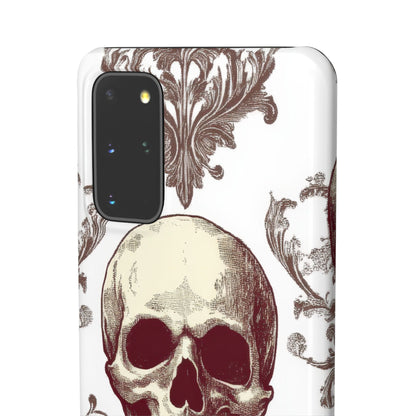 Gothic Skulls and Ornate Foliage Samsung S20 - Slim Phone Case