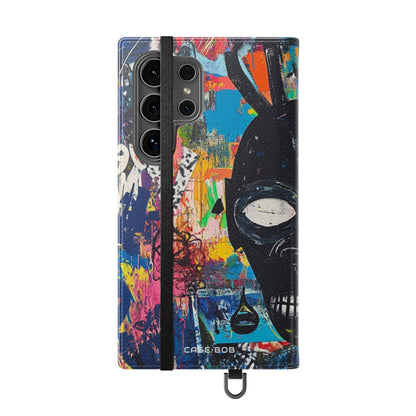 Neon Skull Burst - Samsung S24 Ultra Case - Wallet
