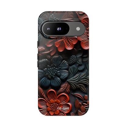 Sculpted Floral Elegance - Google Pixel Case