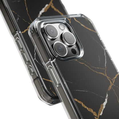 Golden Veins Emerge iPhone Case - Impact