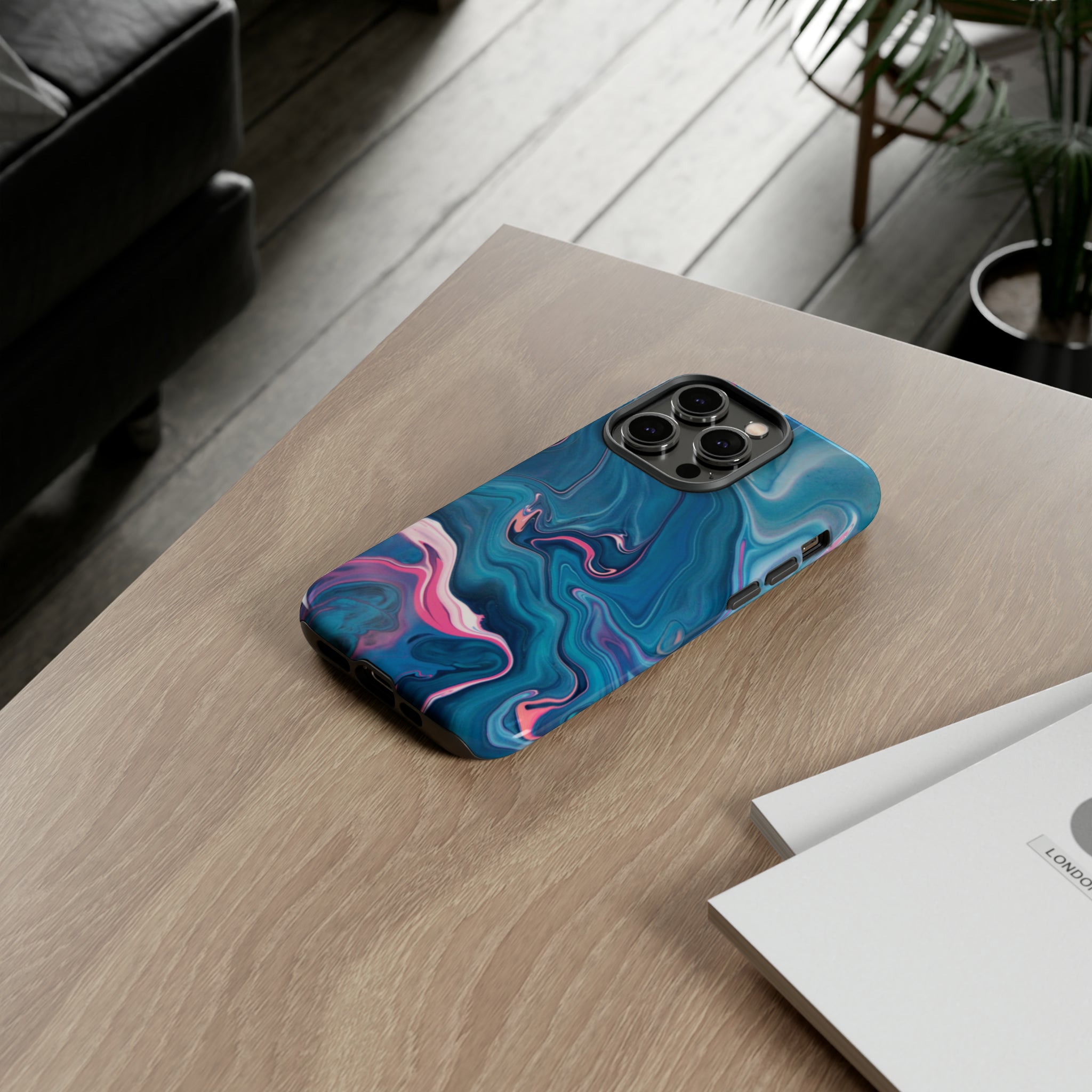 Blue Ink - Protective Phone Case