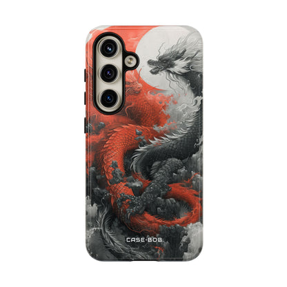 Twin Dragons Crimson Samsung S24 Case - Tough