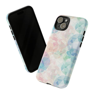 Geometric Intricacy: Pastel Precision - Protective Phone Case