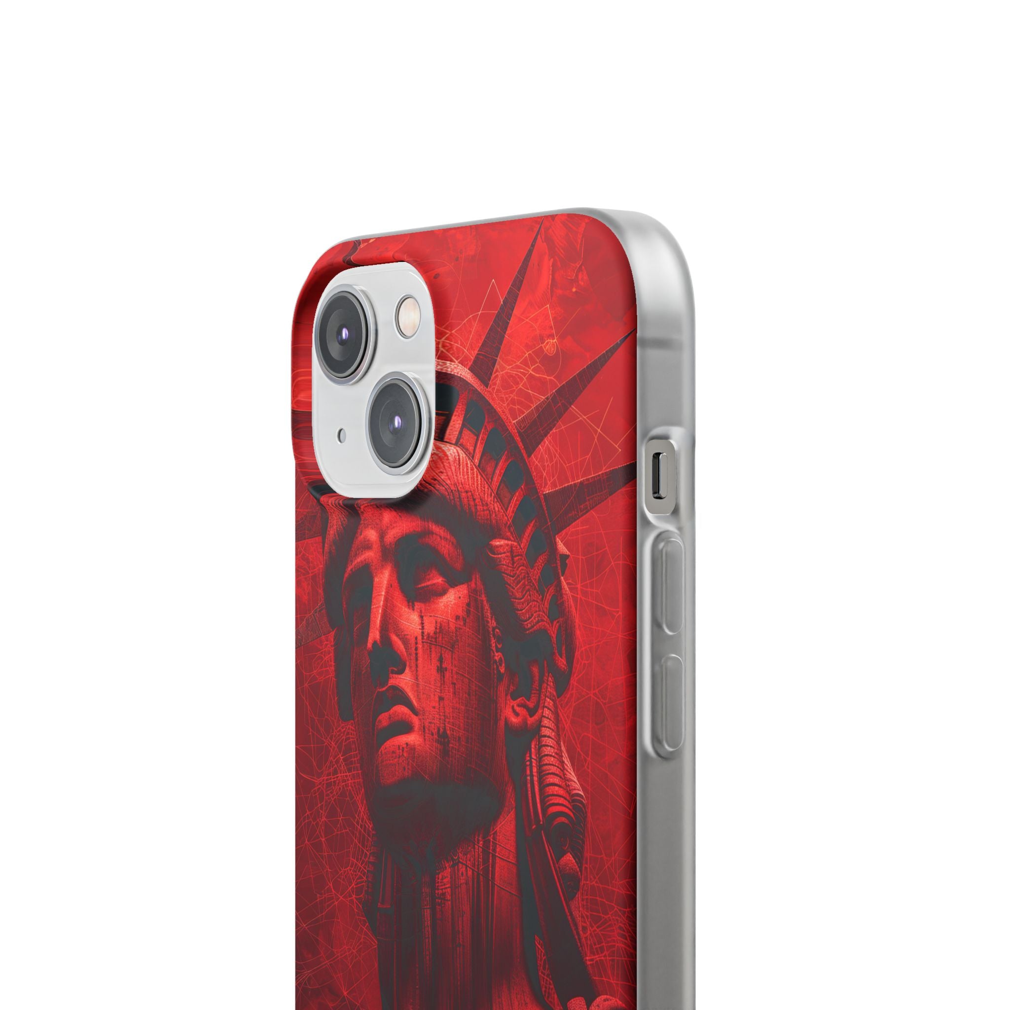 Red Liberty Revolution | Flexible Phone Case for iPhone