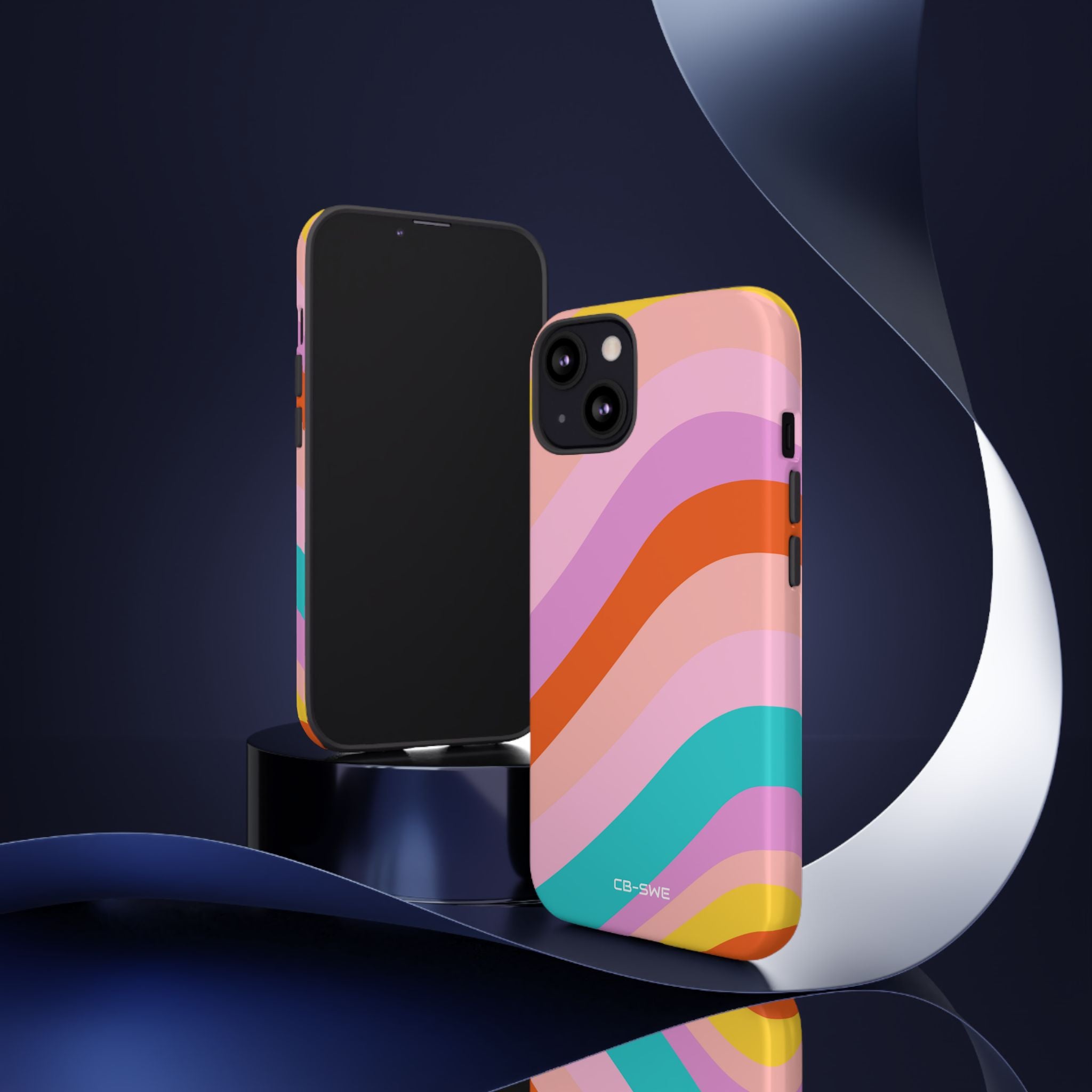 Fluid Color Waves - iPhone Case