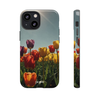 Tulips Embrace Sunlight - iPhone Case