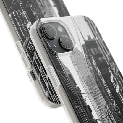 Noir Urban Serenity | Flexible Phone Case for iPhone