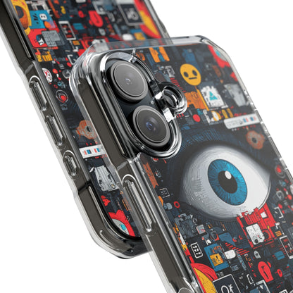 Digital Eye Blue iPhone 16 Case - Impact