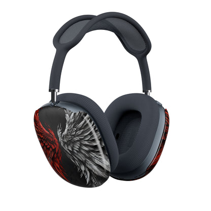Crimson Silver Wings - AirPod Max Case