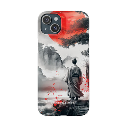 Zen Harmony: Japanese Serenity in Motion iPhone 15 - Slim Phone Case