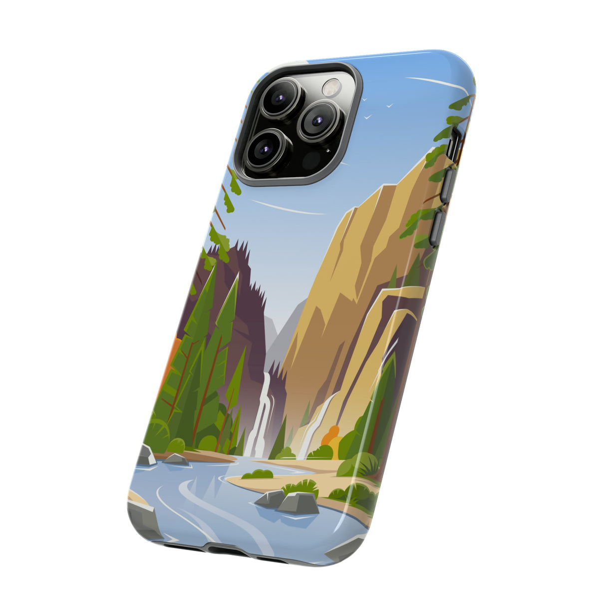 Waterfall at National Park - Protective Phone Case