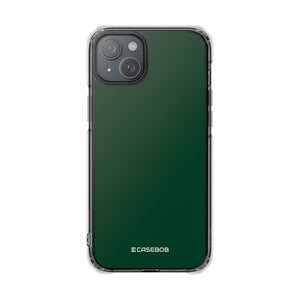 British Racing Green | Handyhülle für iPhone (Clear Impact Case – magnetisch) 