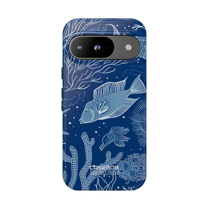 Blue Coral Garden Google Pixel 9 - Tough