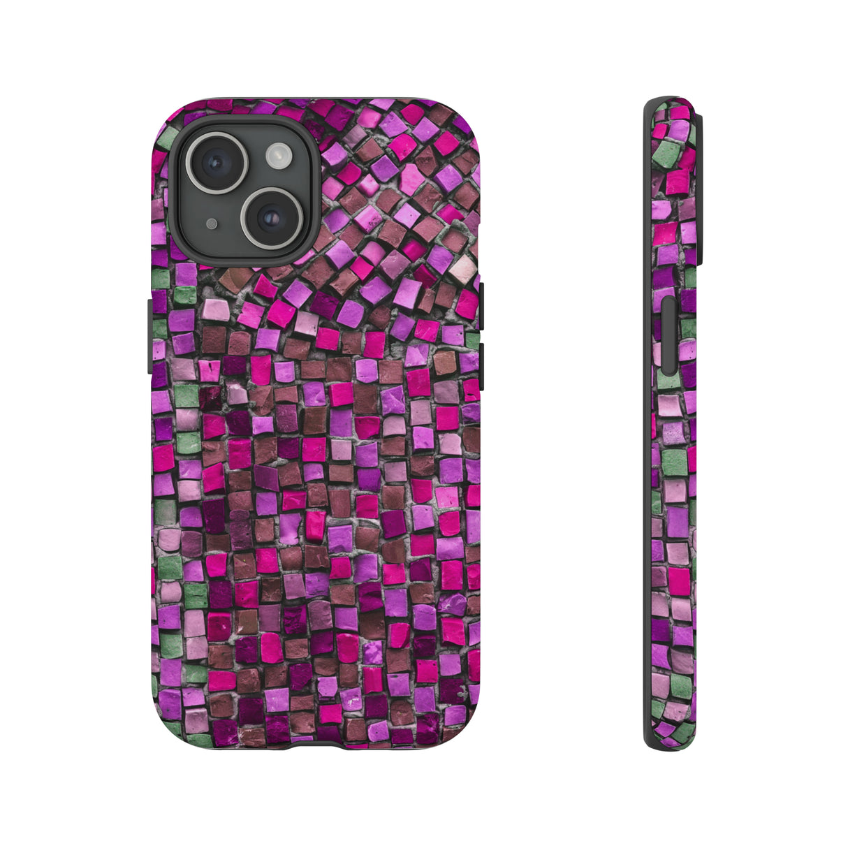 Purple Mosaic - Protective Phone Case