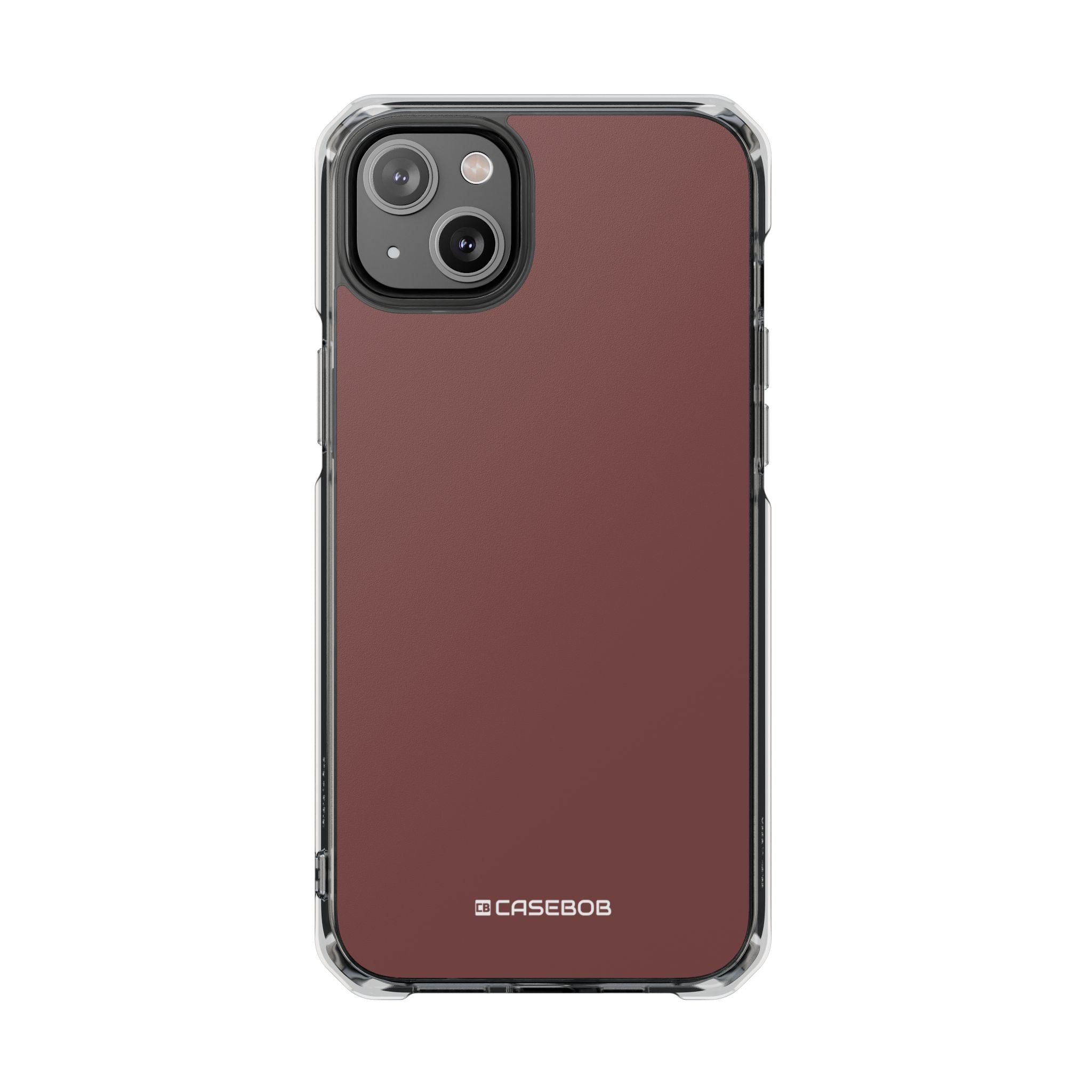 Tuscan Red - Clear Impact Case for iPhone