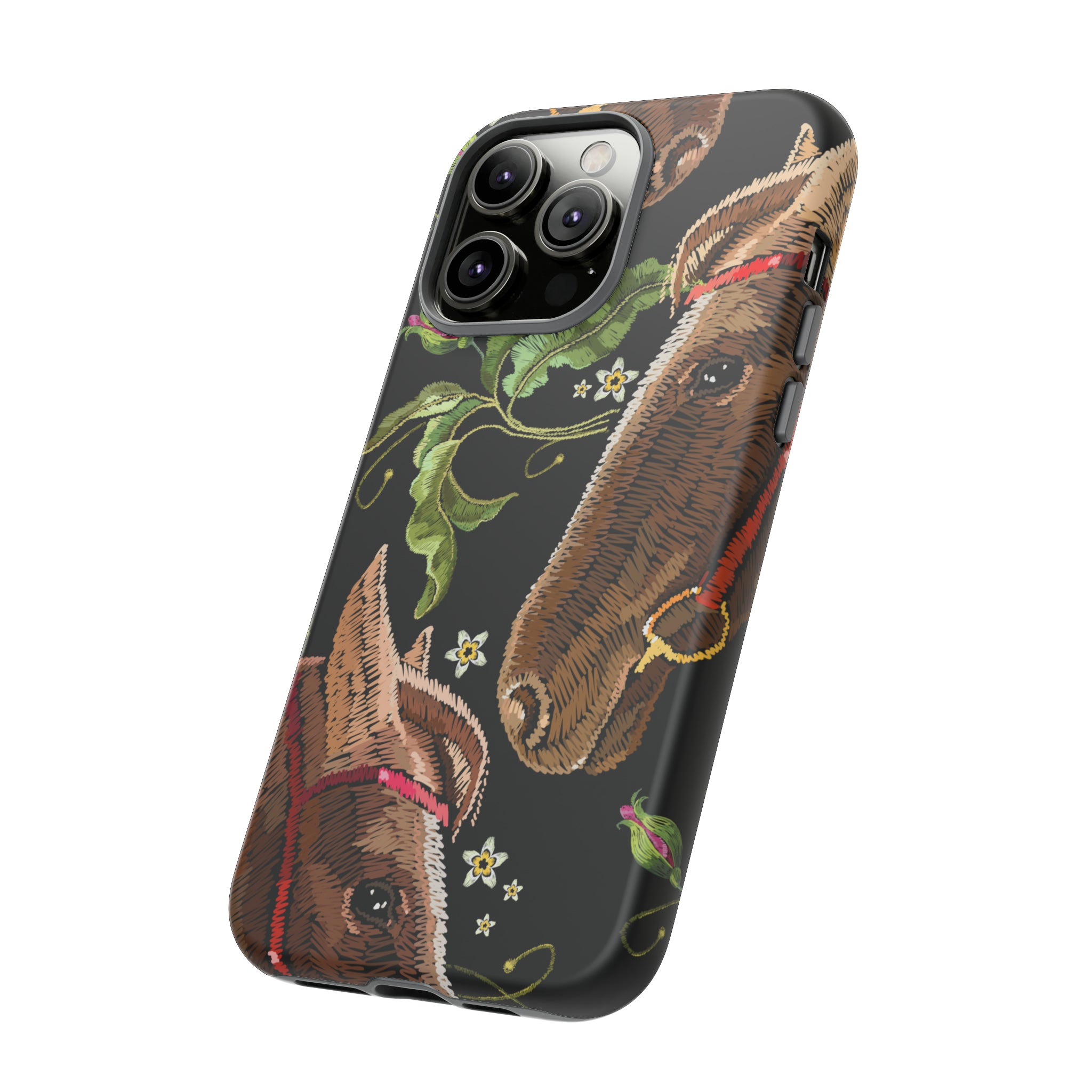 Horse Drawing - Protective Phone Case