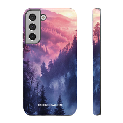 Misty Forest Serenity - Tough Samsung S22 Phone Case