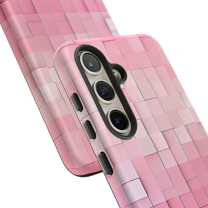 Gradient Pink Mosaic Samsung S24 - Tough Phone Case