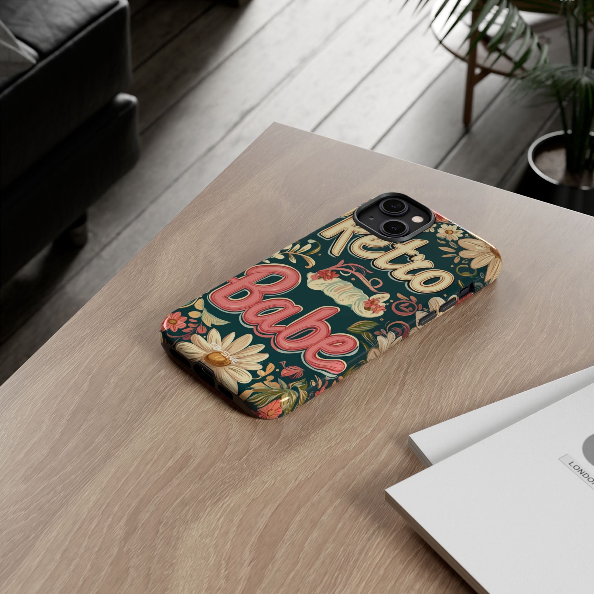 Floral Curves Embrace - iPhone Case