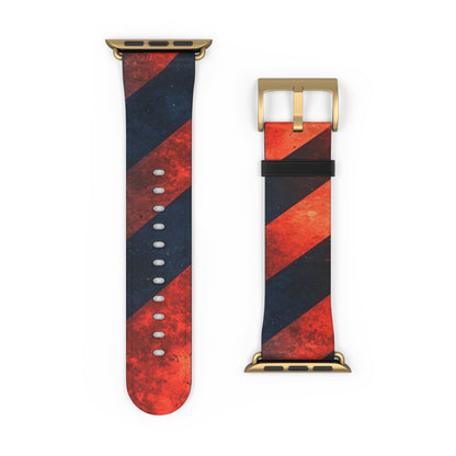 Diagonal Stripes Blaze - Watch Band
