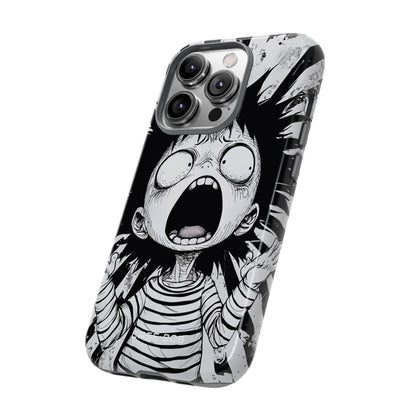 Screaming Stripes iPhone 14 Pro Case - Tough