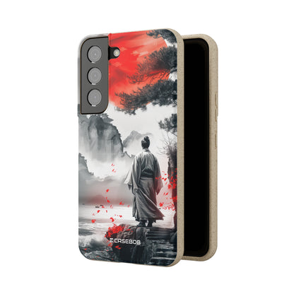 Serene Samurai Sunrise | Biodegradable Phone Case