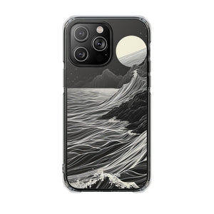 Moonlit Serenity – Handyhülle für iPhone (Clear Impact – Magnetisch)