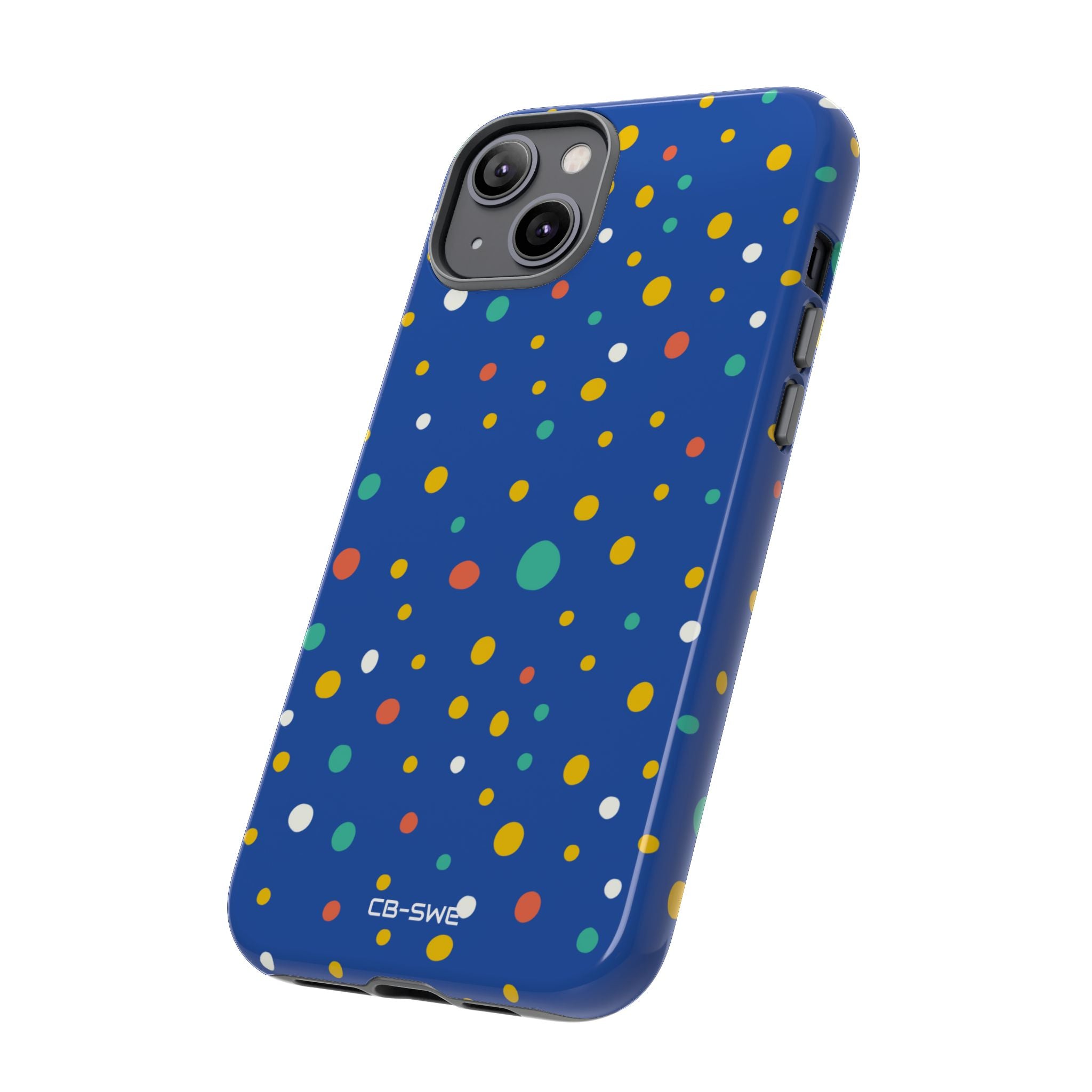 Colorful Dots Dance - iPhone Case