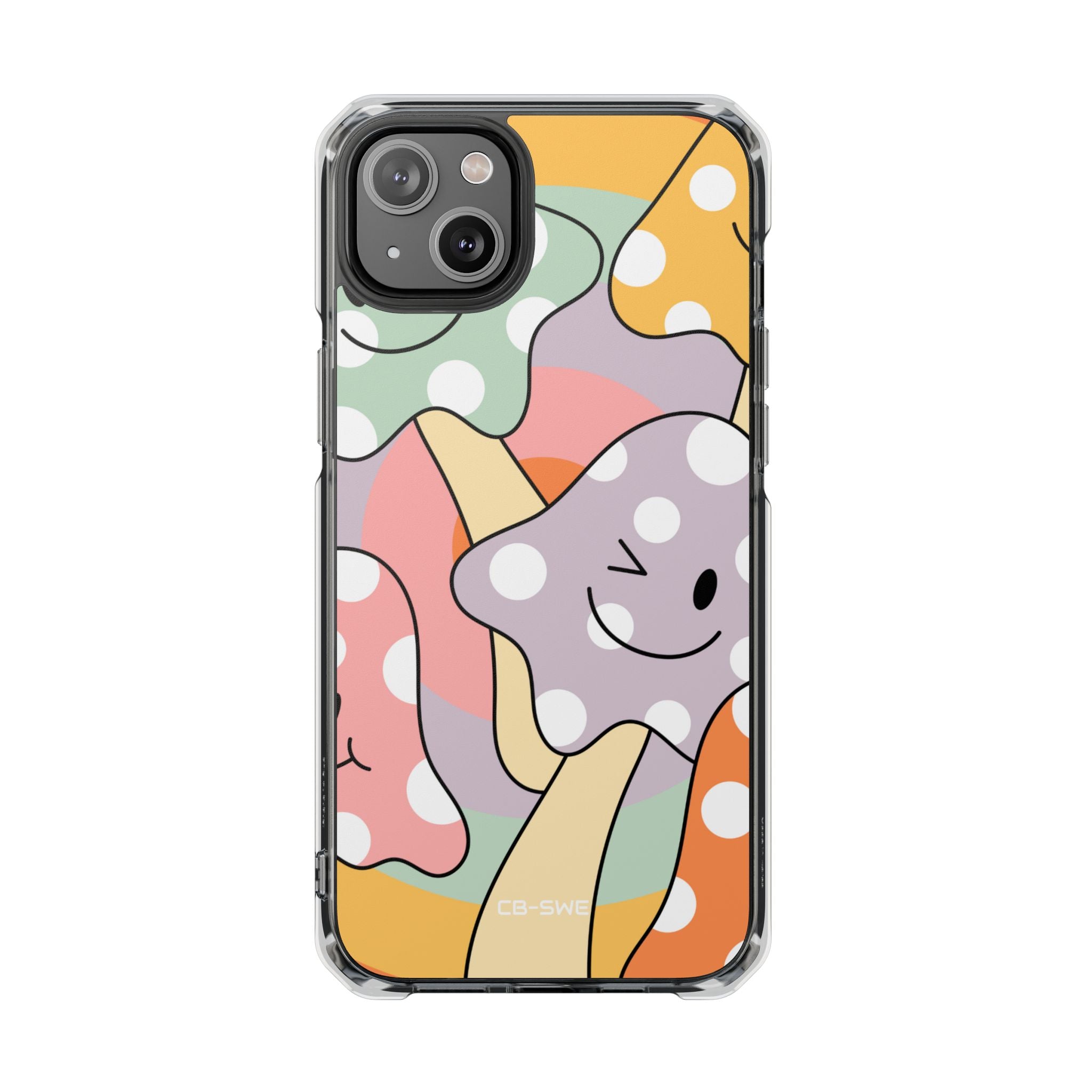 Playful Mushroom Friends iPhone Case - Impact
