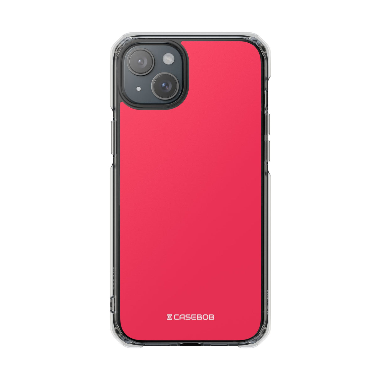 Raspberry Red | Phone Case for iPhone (Clear Impact Case - Magnetic)